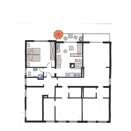 With 1 Bedroom Dom wakacyjny *